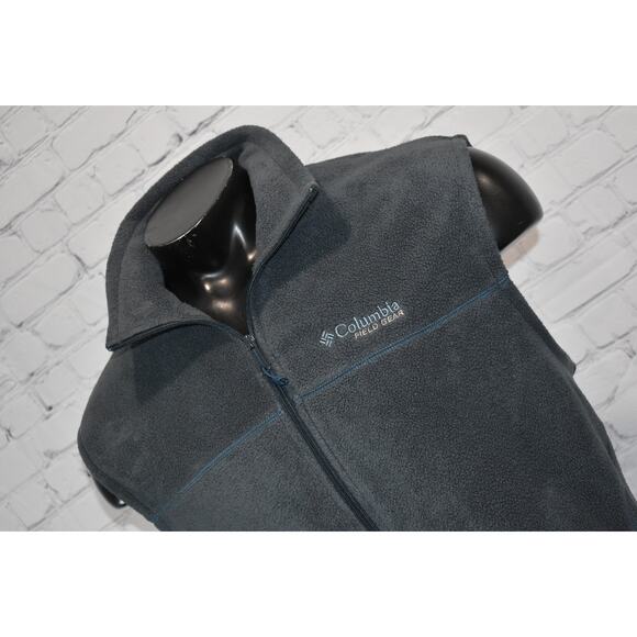 Columbia Field Gear Fleece Jacket Vest Mens Size XL Camping Hiking Polyester - Picture 1 of 7